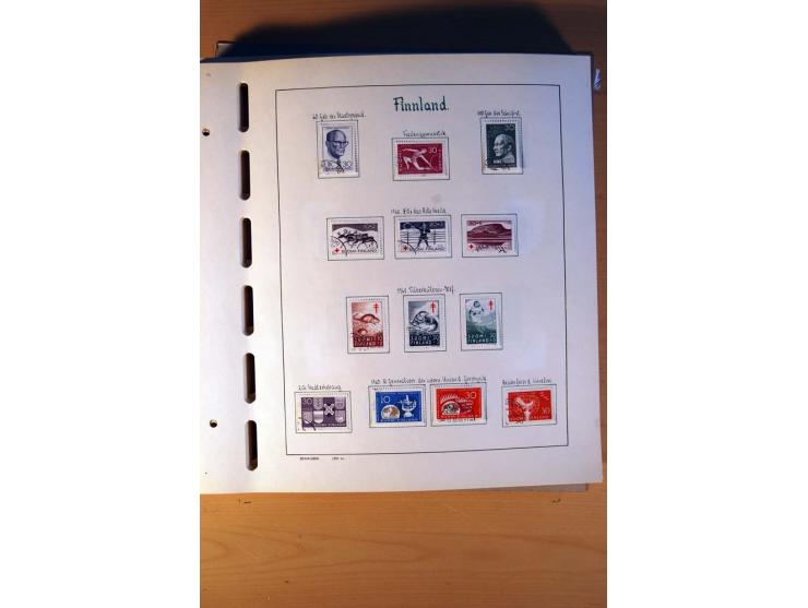 1856/1976, gestempelte kpl. Sammlung mit einer Vielzahl von Unternummern wie Zähnungen, Farben etc., dabei u.a. Mi.-Nr. 1I mi