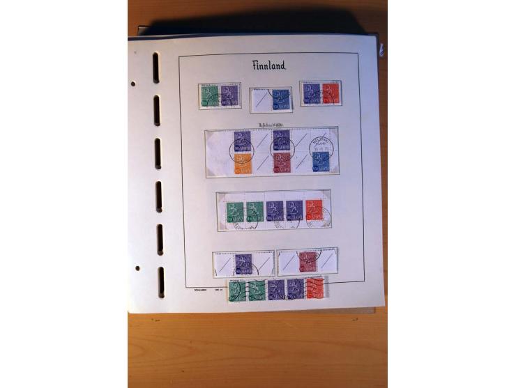 1856/1976, gestempelte kpl. Sammlung mit einer Vielzahl von Unternummern wie Zähnungen, Farben etc., dabei u.a. Mi.-Nr. 1I mi