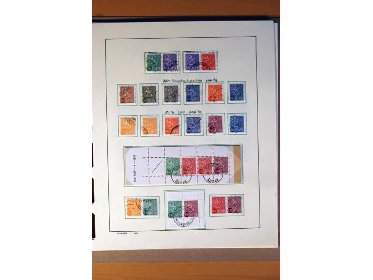 1860/1980, überwiegend gestempelte Sammlung mit u.a. Mi.-Nr. 10, 35-47 etc.
