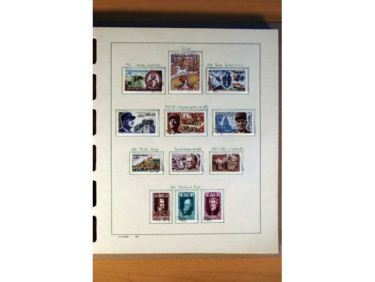 1781/1980, sehr schöne gestempelte Sammlung, teils nach Typen und Farben spezialisiert mit vielen besseren Werten, u.a. Mi.-N