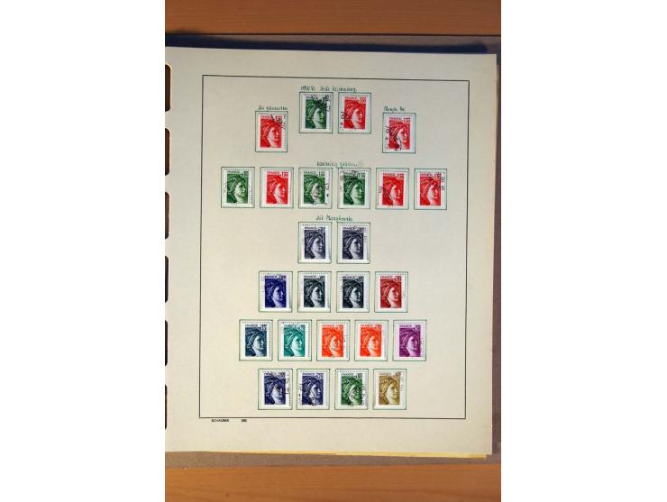 1781/1980, sehr schöne gestempelte Sammlung, teils nach Typen und Farben spezialisiert mit vielen besseren Werten, u.a. Mi.-N