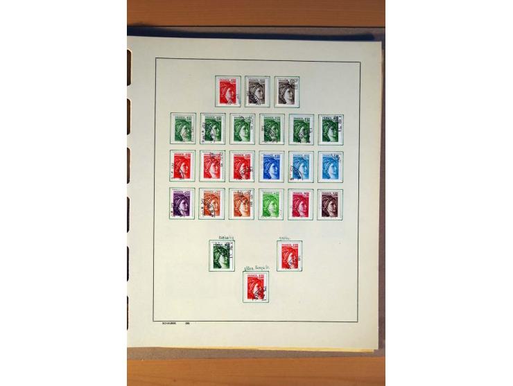 1781/1980, sehr schöne gestempelte Sammlung, teils nach Typen und Farben spezialisiert mit vielen besseren Werten, u.a. Mi.-N
