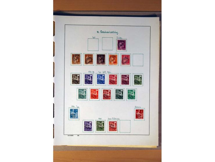 1781/1980, sehr schöne gestempelte Sammlung, teils nach Typen und Farben spezialisiert mit vielen besseren Werten, u.a. Mi.-N
