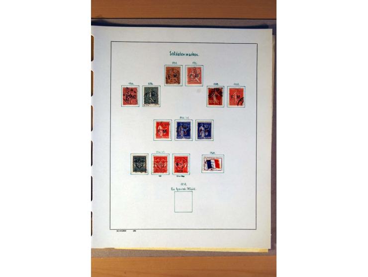 1781/1980, sehr schöne gestempelte Sammlung, teils nach Typen und Farben spezialisiert mit vielen besseren Werten, u.a. Mi.-N