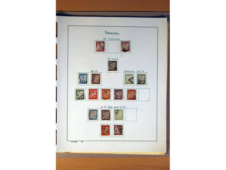 1781/1980, sehr schöne gestempelte Sammlung, teils nach Typen und Farben spezialisiert mit vielen besseren Werten, u.a. Mi.-N
