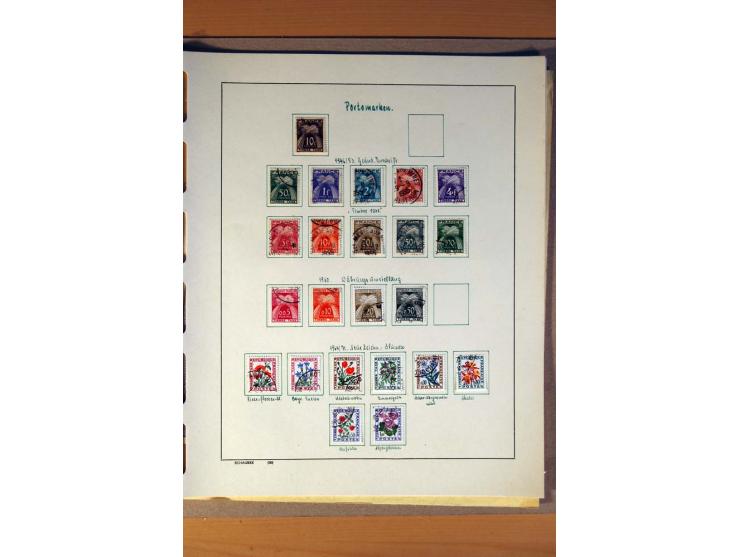 1781/1980, sehr schöne gestempelte Sammlung, teils nach Typen und Farben spezialisiert mit vielen besseren Werten, u.a. Mi.-N