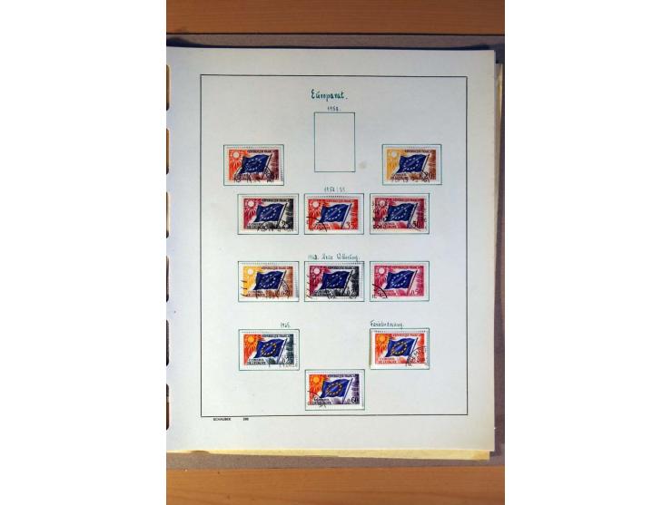 1781/1980, sehr schöne gestempelte Sammlung, teils nach Typen und Farben spezialisiert mit vielen besseren Werten, u.a. Mi.-N