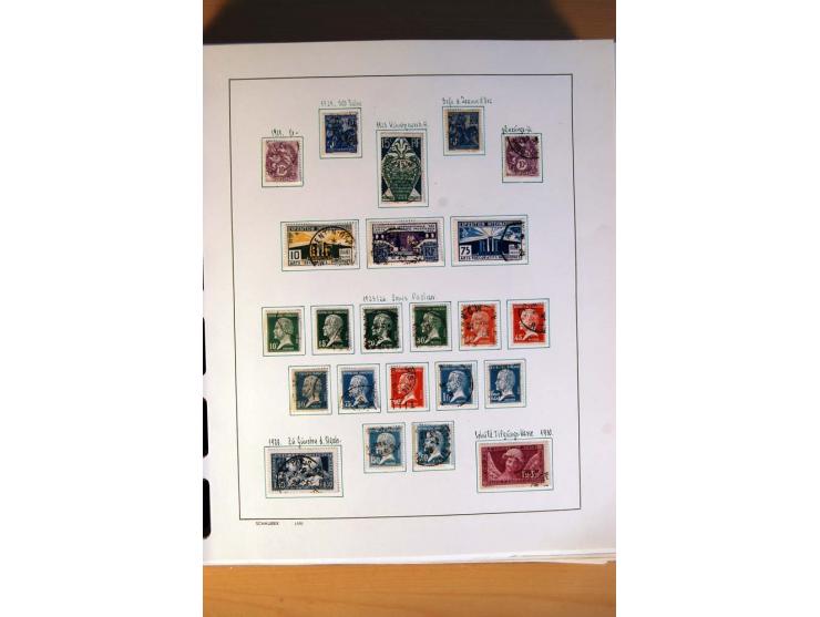 1781/1980, sehr schöne gestempelte Sammlung, teils nach Typen und Farben spezialisiert mit vielen besseren Werten, u.a. Mi.-N