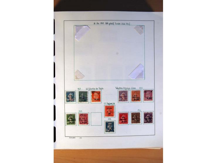 1781/1980, sehr schöne gestempelte Sammlung, teils nach Typen und Farben spezialisiert mit vielen besseren Werten, u.a. Mi.-N