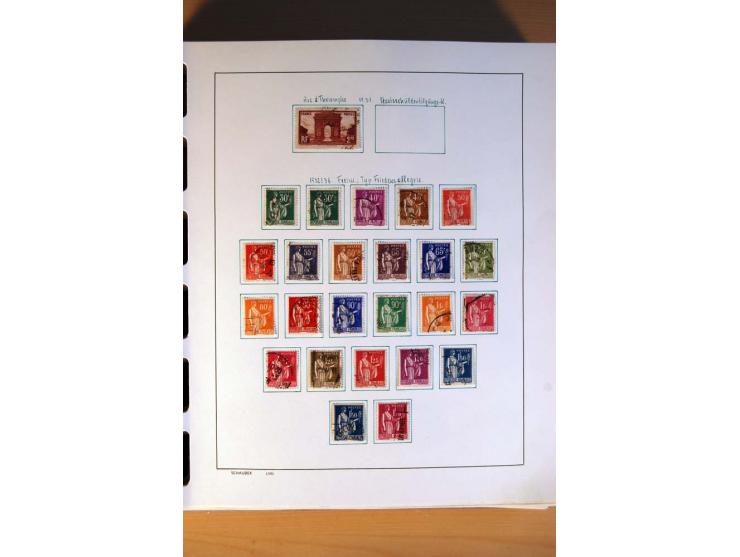 1781/1980, sehr schöne gestempelte Sammlung, teils nach Typen und Farben spezialisiert mit vielen besseren Werten, u.a. Mi.-N
