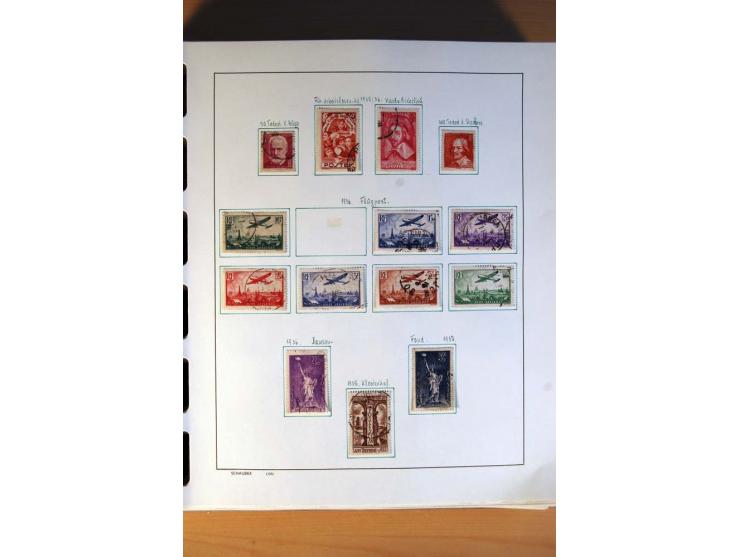 1781/1980, sehr schöne gestempelte Sammlung, teils nach Typen und Farben spezialisiert mit vielen besseren Werten, u.a. Mi.-N