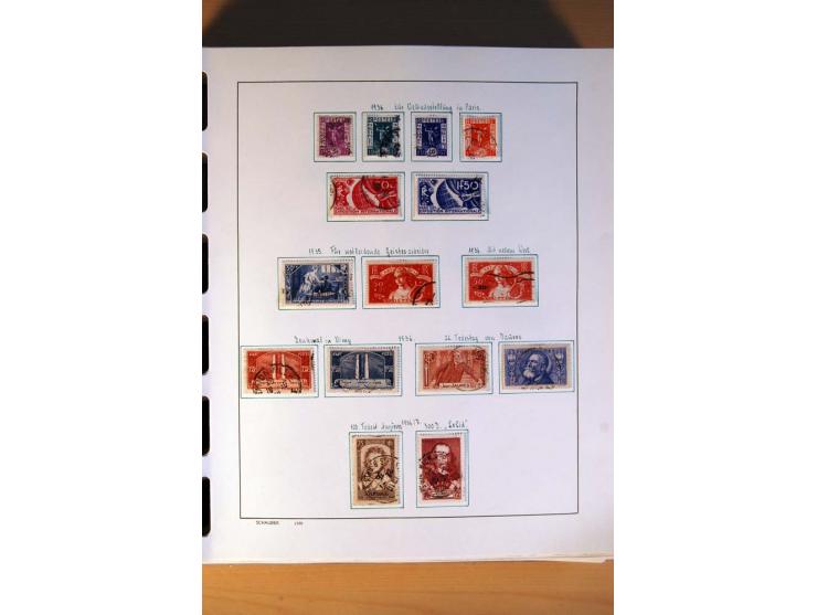 1781/1980, sehr schöne gestempelte Sammlung, teils nach Typen und Farben spezialisiert mit vielen besseren Werten, u.a. Mi.-N
