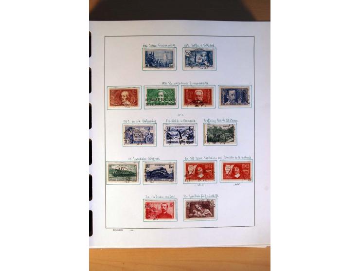 1781/1980, sehr schöne gestempelte Sammlung, teils nach Typen und Farben spezialisiert mit vielen besseren Werten, u.a. Mi.-N