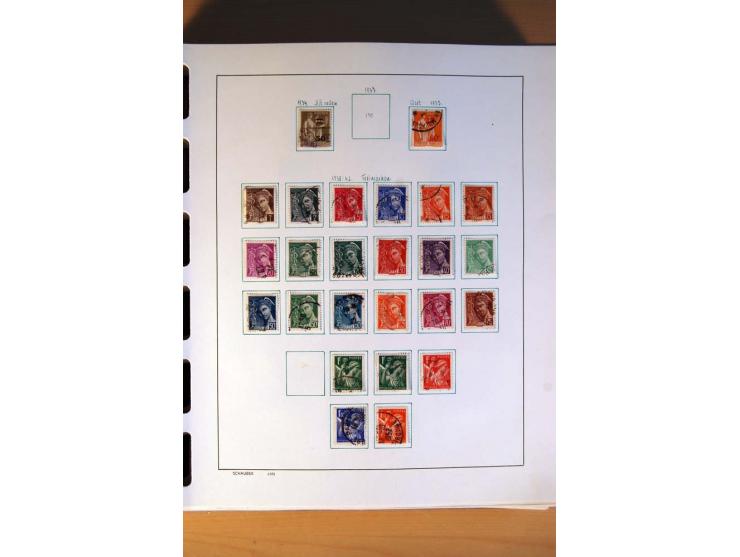 1781/1980, sehr schöne gestempelte Sammlung, teils nach Typen und Farben spezialisiert mit vielen besseren Werten, u.a. Mi.-N