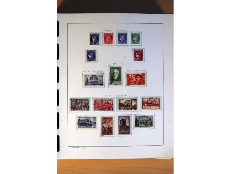 1781/1980, sehr schöne gestempelte Sammlung, teils nach Typen und Farben spezialisiert mit vielen besseren Werten, u.a. Mi.-N