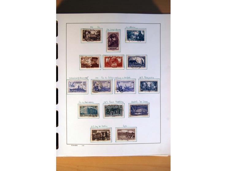 1781/1980, sehr schöne gestempelte Sammlung, teils nach Typen und Farben spezialisiert mit vielen besseren Werten, u.a. Mi.-N