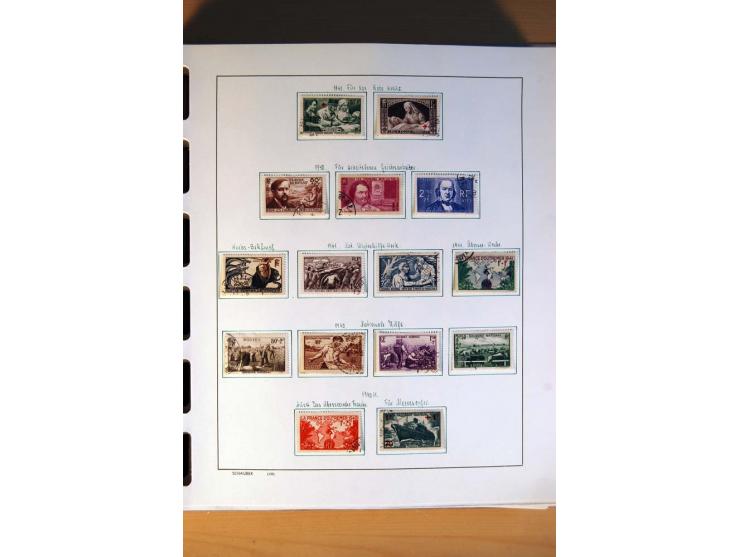 1781/1980, sehr schöne gestempelte Sammlung, teils nach Typen und Farben spezialisiert mit vielen besseren Werten, u.a. Mi.-N