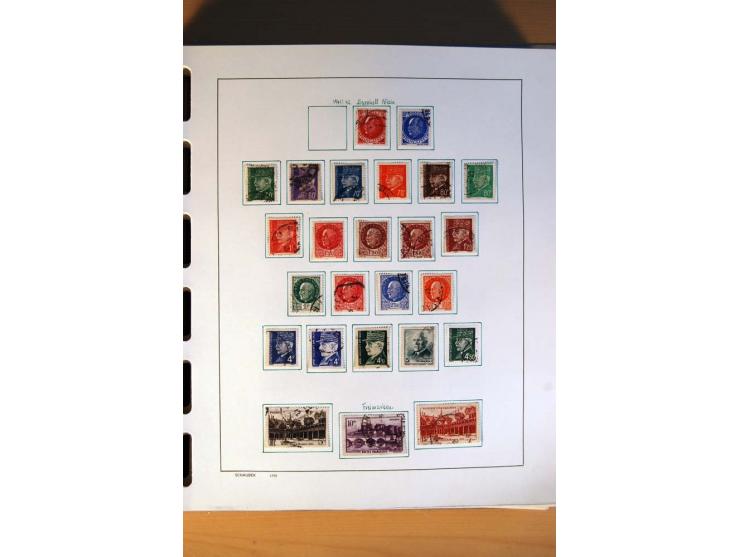 1781/1980, sehr schöne gestempelte Sammlung, teils nach Typen und Farben spezialisiert mit vielen besseren Werten, u.a. Mi.-N