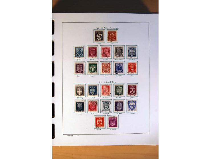 1781/1980, sehr schöne gestempelte Sammlung, teils nach Typen und Farben spezialisiert mit vielen besseren Werten, u.a. Mi.-N