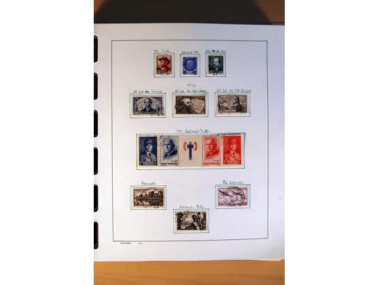 1781/1980, sehr schöne gestempelte Sammlung, teils nach Typen und Farben spezialisiert mit vielen besseren Werten, u.a. Mi.-N