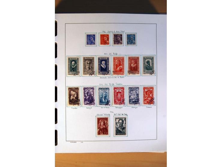 1781/1980, sehr schöne gestempelte Sammlung, teils nach Typen und Farben spezialisiert mit vielen besseren Werten, u.a. Mi.-N