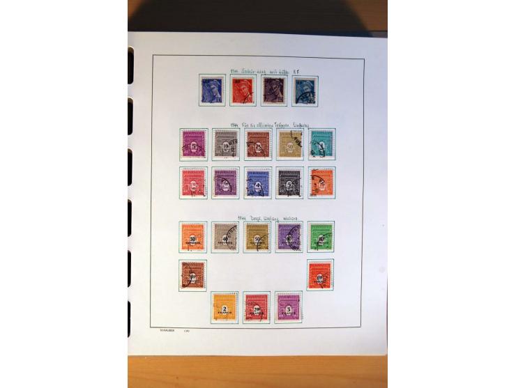 1781/1980, sehr schöne gestempelte Sammlung, teils nach Typen und Farben spezialisiert mit vielen besseren Werten, u.a. Mi.-N