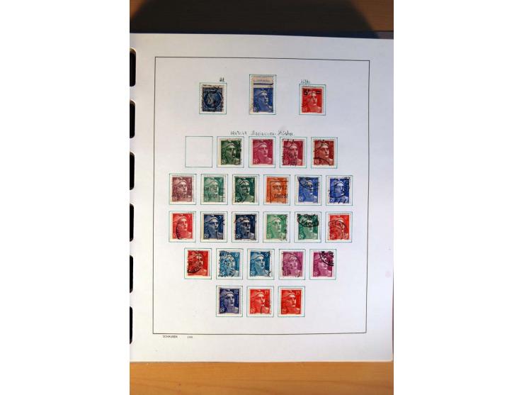 1781/1980, sehr schöne gestempelte Sammlung, teils nach Typen und Farben spezialisiert mit vielen besseren Werten, u.a. Mi.-N