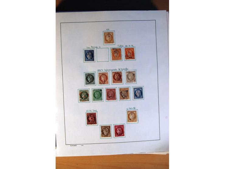 1781/1980, sehr schöne gestempelte Sammlung, teils nach Typen und Farben spezialisiert mit vielen besseren Werten, u.a. Mi.-N