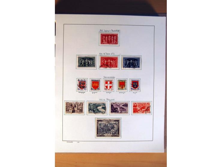 1781/1980, sehr schöne gestempelte Sammlung, teils nach Typen und Farben spezialisiert mit vielen besseren Werten, u.a. Mi.-N
