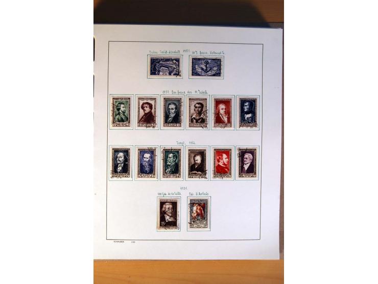 1781/1980, sehr schöne gestempelte Sammlung, teils nach Typen und Farben spezialisiert mit vielen besseren Werten, u.a. Mi.-N