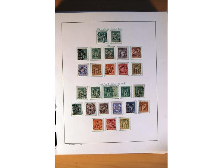 1781/1980, sehr schöne gestempelte Sammlung, teils nach Typen und Farben spezialisiert mit vielen besseren Werten, u.a. Mi.-N