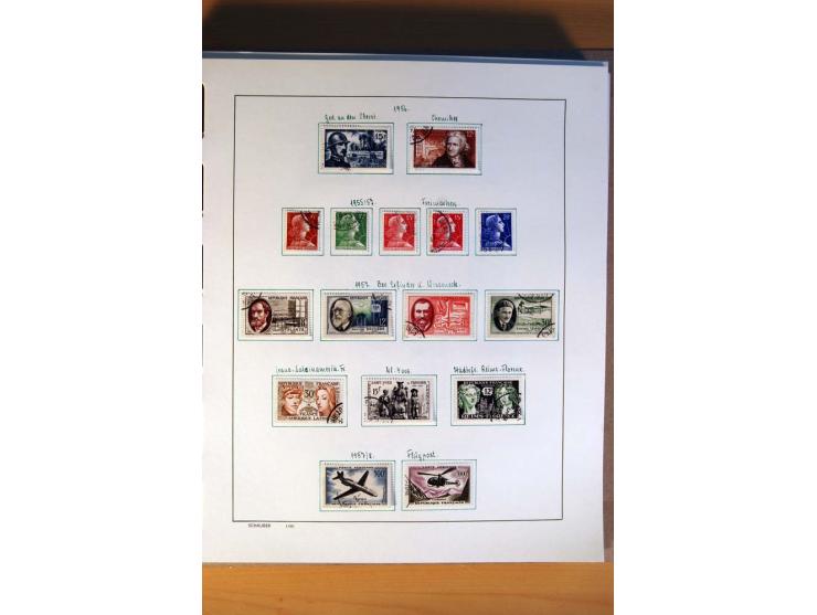 1781/1980, sehr schöne gestempelte Sammlung, teils nach Typen und Farben spezialisiert mit vielen besseren Werten, u.a. Mi.-N