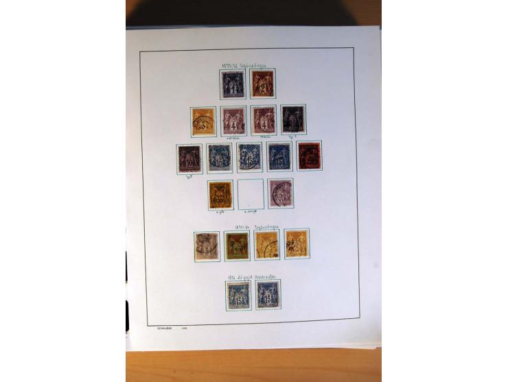 1781/1980, sehr schöne gestempelte Sammlung, teils nach Typen und Farben spezialisiert mit vielen besseren Werten, u.a. Mi.-N