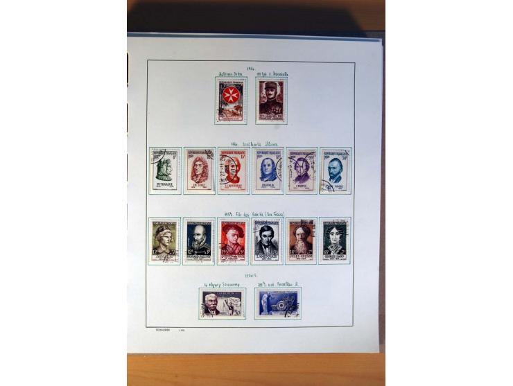 1781/1980, sehr schöne gestempelte Sammlung, teils nach Typen und Farben spezialisiert mit vielen besseren Werten, u.a. Mi.-N