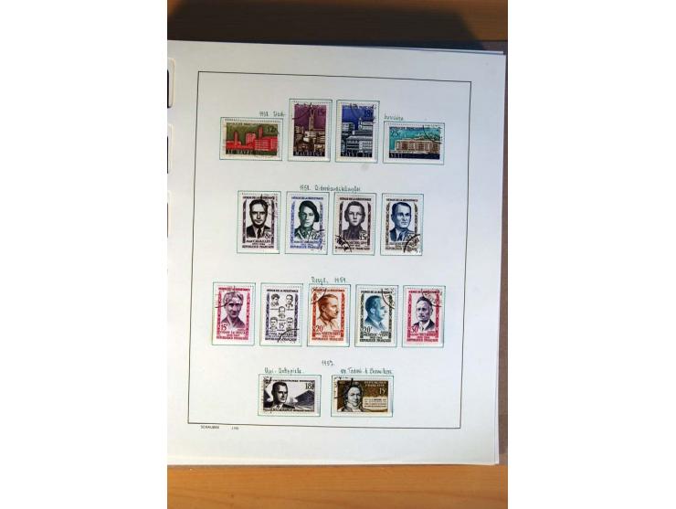 1781/1980, sehr schöne gestempelte Sammlung, teils nach Typen und Farben spezialisiert mit vielen besseren Werten, u.a. Mi.-N