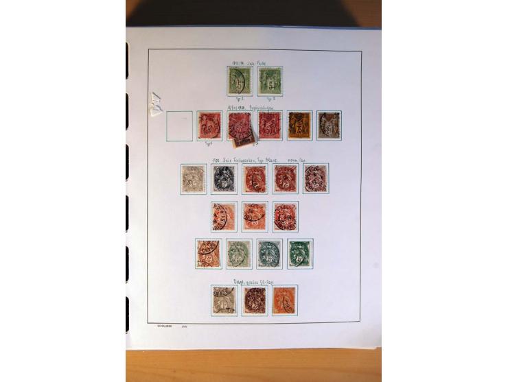 1781/1980, sehr schöne gestempelte Sammlung, teils nach Typen und Farben spezialisiert mit vielen besseren Werten, u.a. Mi.-N