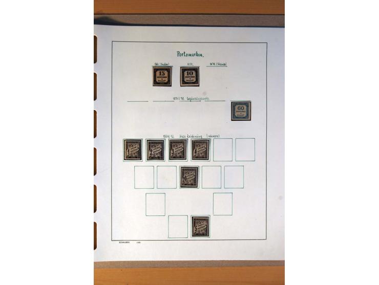 1900/75, ungebrauchte und postfrische Sammlung mit vielen besseren Werten, dabei Mi.-Nr. 96-100, 152, 220-21,  239, 241-42, 2