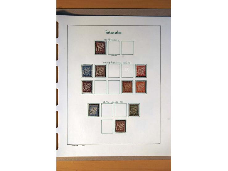 1900/75, ungebrauchte und postfrische Sammlung mit vielen besseren Werten, dabei Mi.-Nr. 96-100, 152, 220-21,  239, 241-42, 2