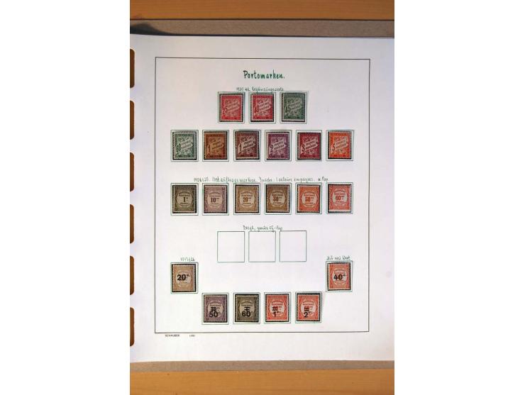 1900/75, ungebrauchte und postfrische Sammlung mit vielen besseren Werten, dabei Mi.-Nr. 96-100, 152, 220-21,  239, 241-42, 2