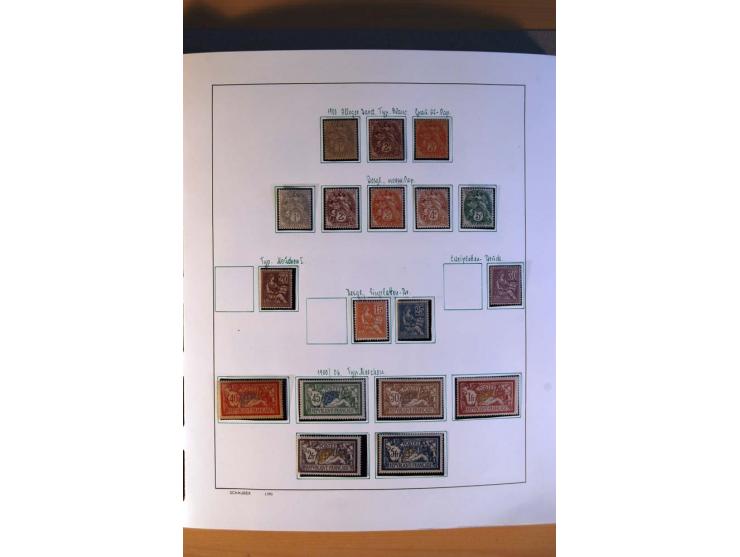 1900/75, ungebrauchte und postfrische Sammlung mit vielen besseren Werten, dabei Mi.-Nr. 96-100, 152, 220-21,  239, 241-42, 2
