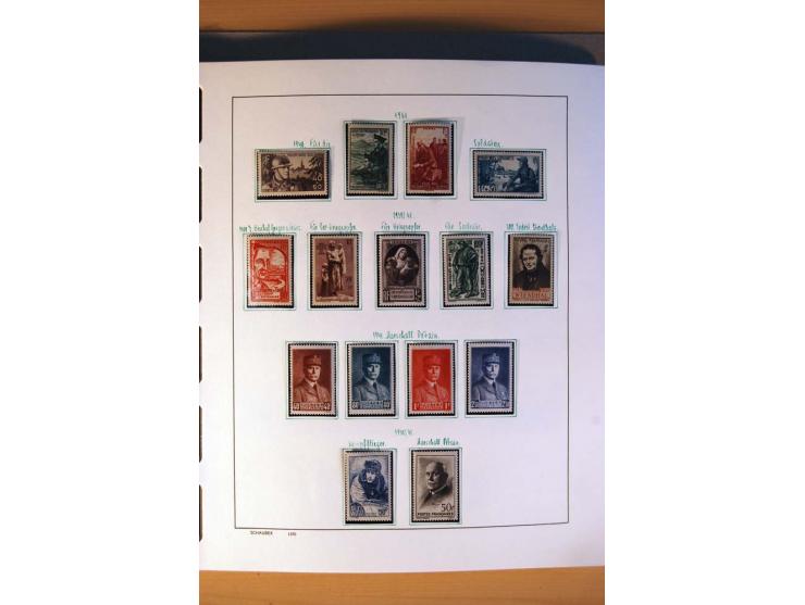 1900/75, ungebrauchte und postfrische Sammlung mit vielen besseren Werten, dabei Mi.-Nr. 96-100, 152, 220-21,  239, 241-42, 2