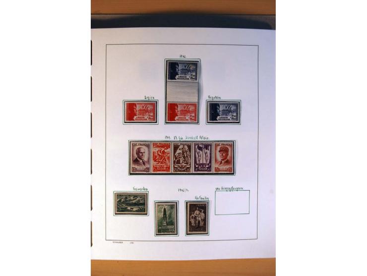 1900/75, ungebrauchte und postfrische Sammlung mit vielen besseren Werten, dabei Mi.-Nr. 96-100, 152, 220-21,  239, 241-42, 2