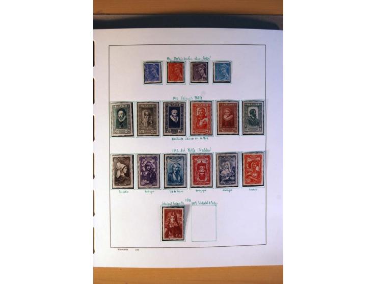 1900/75, ungebrauchte und postfrische Sammlung mit vielen besseren Werten, dabei Mi.-Nr. 96-100, 152, 220-21,  239, 241-42, 2