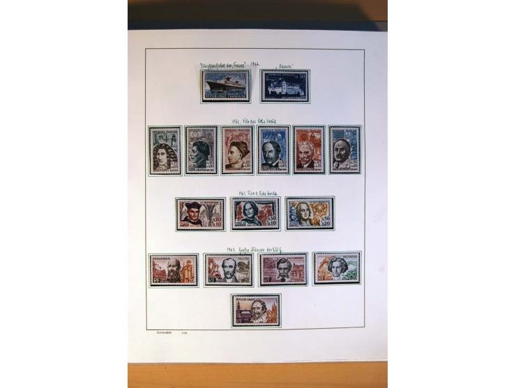 1900/75, ungebrauchte und postfrische Sammlung mit vielen besseren Werten, dabei Mi.-Nr. 96-100, 152, 220-21,  239, 241-42, 2