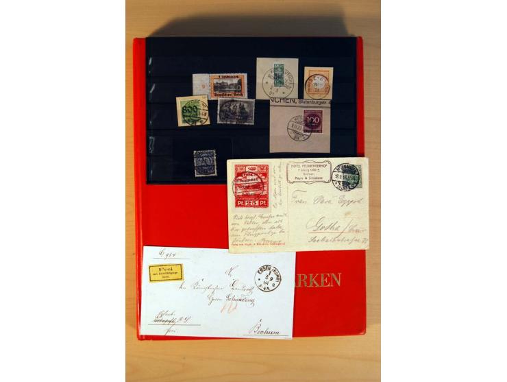  1872/1945, ungebrauchte und gestempelte Sammlung mit vielen besseren Werten dabei Mi.-Nr. 96IIW gestempelt, doppelt sign. Pf