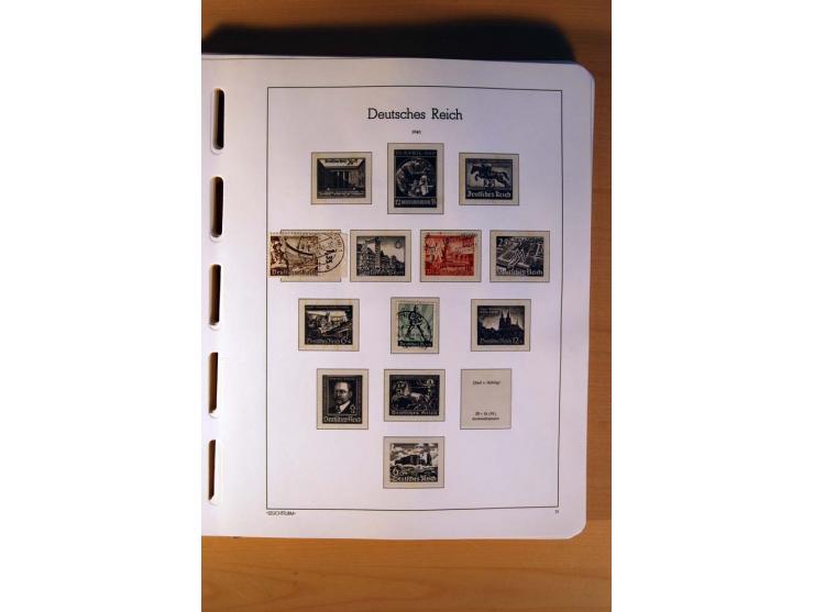  1872/1945, ungebrauchte und gestempelte Sammlung mit vielen besseren Werten dabei Mi.-Nr. 96IIW gestempelt, doppelt sign. Pf