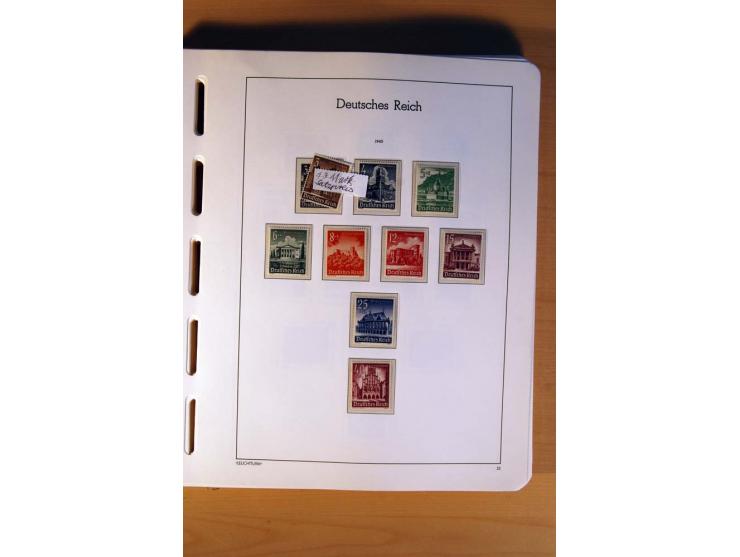  1872/1945, ungebrauchte und gestempelte Sammlung mit vielen besseren Werten dabei Mi.-Nr. 96IIW gestempelt, doppelt sign. Pf