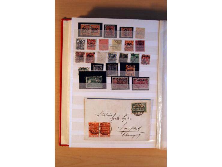  1872/1945, ungebrauchte und gestempelte Sammlung mit vielen besseren Werten dabei Mi.-Nr. 96IIW gestempelt, doppelt sign. Pf