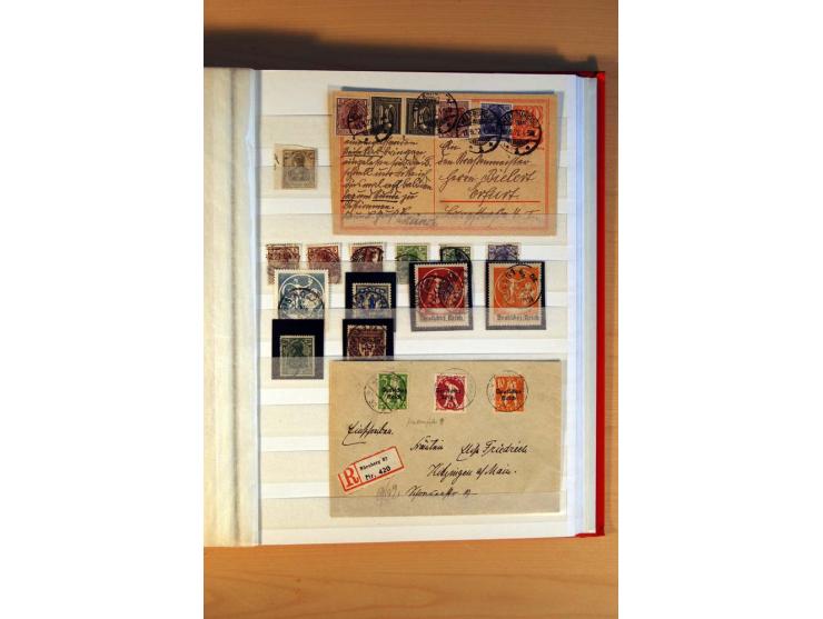  1872/1945, ungebrauchte und gestempelte Sammlung mit vielen besseren Werten dabei Mi.-Nr. 96IIW gestempelt, doppelt sign. Pf