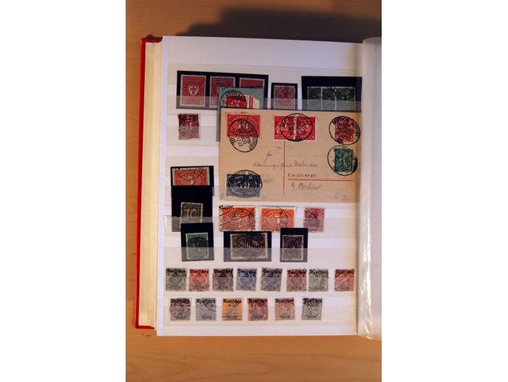  1872/1945, ungebrauchte und gestempelte Sammlung mit vielen besseren Werten dabei Mi.-Nr. 96IIW gestempelt, doppelt sign. Pf